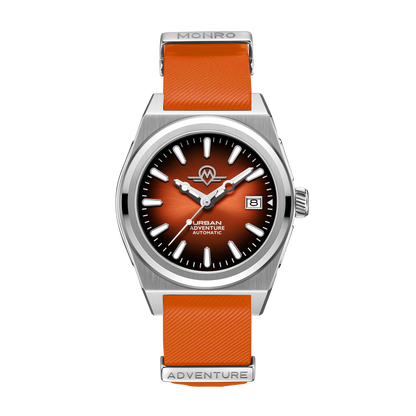 MONRO URBAN ADVENTURE MUA-A4, Automatic, 40mm Stainless Steel, Orange Dial