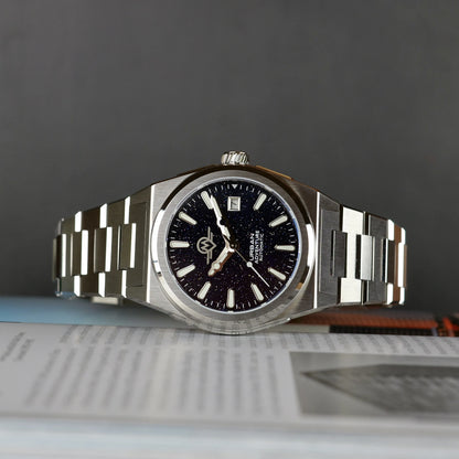 MONRO URBAN ADVENTURE MUA-A5, Automatic, 40mm Stainless Steel, Aventurine Dial