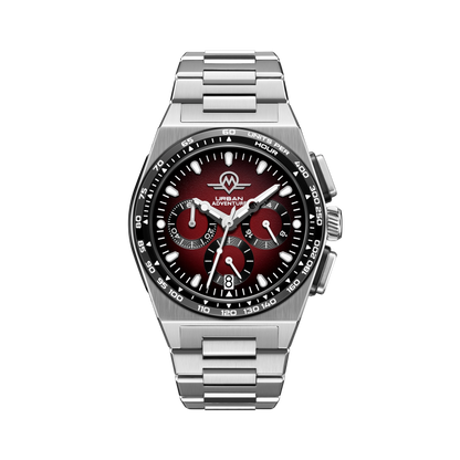 【中古】 Always Dreaming of Something Mondial MONRO URBAN ADVENTURE MUA-C2, Mechaquartz Chronograph, 40mm