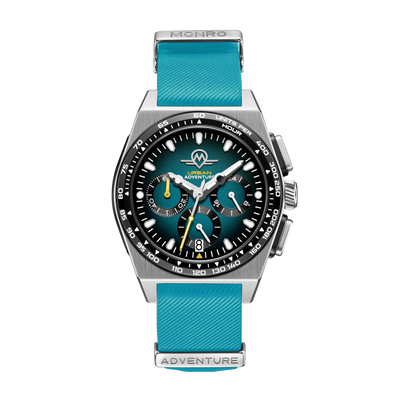 MONRO URBAN ADVENTURE MUA-C3, Mechaquartz Chronograph, 40mm Stainless Steel, Green Dial