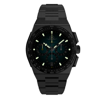 MONRO URBAN ADVENTURE MUA-C2, Mechaquartz Chronograph, 40mm Stainless Steel, Red Dial